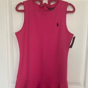 Girls Pink Polo dress